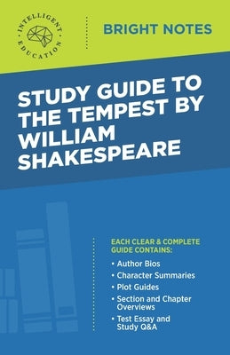 Study Guide to The Tempest by William Shakespeare Paperback Dexterity