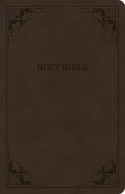 CSB Thinline Bible, Brown Leathertouch, Value Edition Bible Holman Bibles
