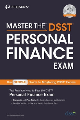 Master the Dsst Personal Finance Exam Paperback Peterson's
