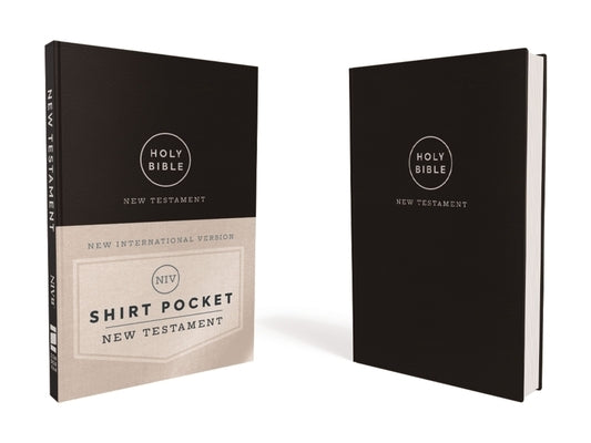 Niv, Shirt Pocket New Testament, Leathersoft, Black, Comfort Print Bible Zondervan