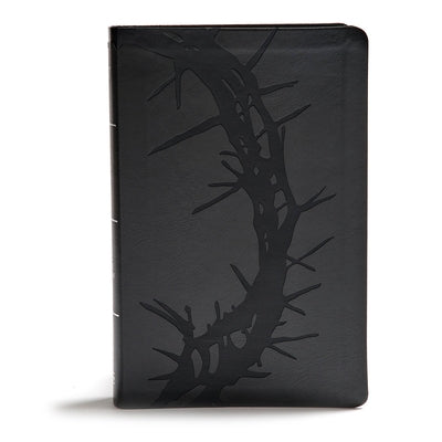 KJV Giant Print Reference Bible, Charcoal Leathertouch by Holman Bible Publishers