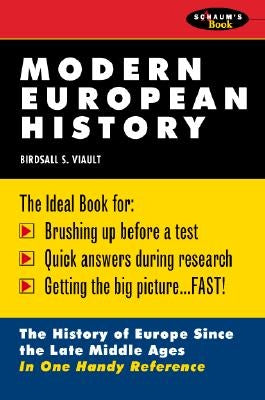 Schaum's Outline of Modern European History Paperback McGraw-Hill Companies
