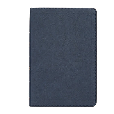 CSB Large Print Thinline Bible, Navy Leathertouch Bible Holman Bibles