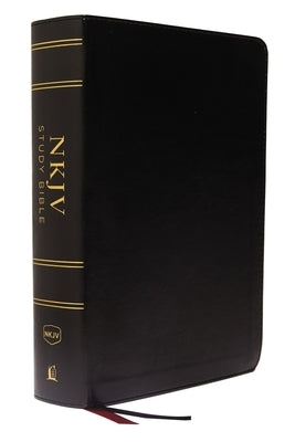 NKJV Study Bible, Imitation Leather, Black, Full-Color, Comfort Print: The Complete Resource for Studying God's Word Bible Thomas Nelson