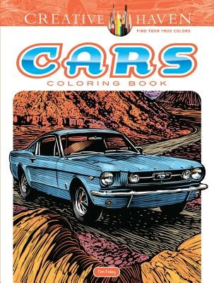 Creative Haven Cars Coloring Book Dover Publications