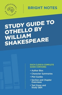 Study Guide to Othello by William Shakespeare Paperback Dexterity