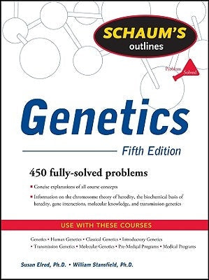 Schaum's Outline of Genetics, Fifth Edition Paperback McGraw-Hill Companies