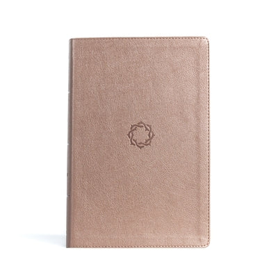 KJV Essential Teen Study Bible, Rose Gold Leathertouch, Indexed Bible Holman Bibles