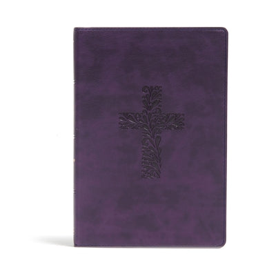 KJV Rainbow Study Bible, Purple Leathertouch Holman Bibles