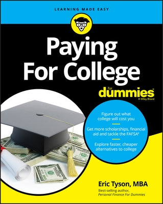 Paying for College for Dummies Paperback For Dummies