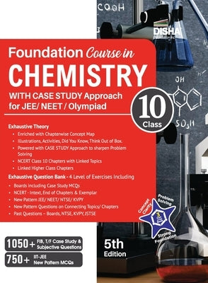 Foundation Course in Chemistry for JEE/ NEET/ Olympiad Class 10 with Case Study Approach - 5th Edition Paperback Aiets Com Pvt Ltd