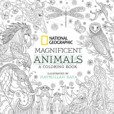 National Geographic Magnificent Animals: A Coloring Book Paperback National Geographic Society