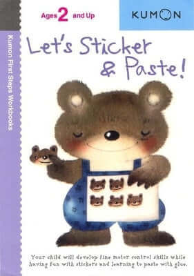 Kumon Let's Sticker and Paste Paperback Kumon Publishing North America