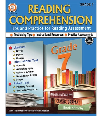 Reading Comprehension, Grade 7 Paperback Mark Twain Media