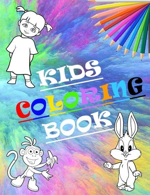 Kids Coloring Book: Cartoons, mandalas ♥ More than 50 Amazing patterns to color for Kids Ages 2-6: Large, Fun & Easy! Paperback Independently Published