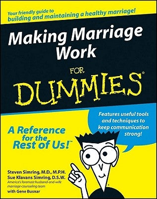 Making Marriage Work for Dummies Paperback For Dummies