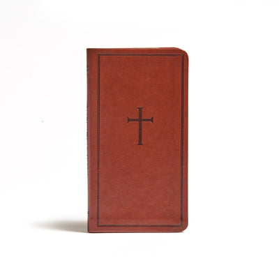 CSB Single-Column Pocket New Testament, Brown Leathertouch Bible Holman Bibles