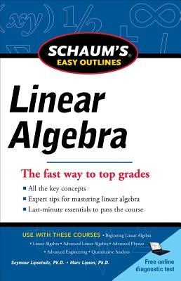 Schaum's Easy Outlines Linear Algebra McGraw-Hill Companies