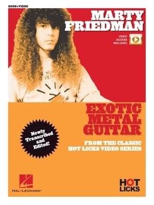 Marty Friedman - Exotic Metal Guitar from the Classic Hot Licks Video Series - Book/Online Media Paperback Hal Leonard Publishing Corporation