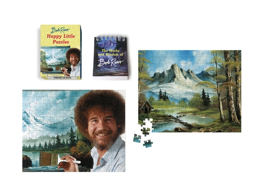 Bob Ross: Happy Little Puzzles Paperback Rp Minis