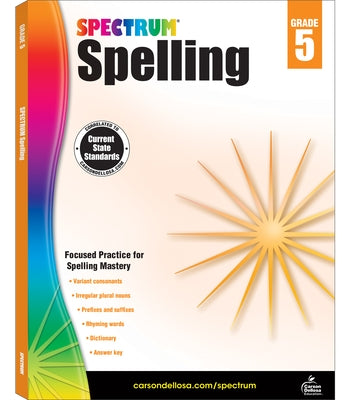 Spectrum Spelling, Grade 5: Volume 32 Paperback Spectrum