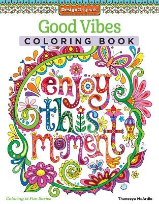 Good Vibes Coloring Book Paperback Design Originals