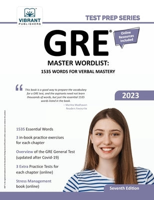 GRE Master Wordlist: 1535 Words for Verbal Mastery Paperback Vibrant Publishers