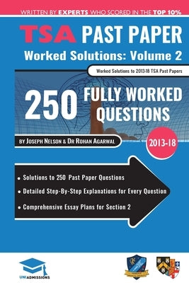 TSA Past Paper Worked Solutions Volume Two: 2013 -16, Detailed Step-By-Step Explanations for over 200 Questions, Comprehensive Section 2 Essay Plans, Paperback Rar Medical Services