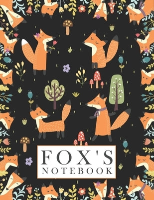 Fox Notebook: Notebook / Journal / Diary / Notepad, Fox Lover Gifts (Lined, 21.59 x 27.94 cm) Paperback Independently Published