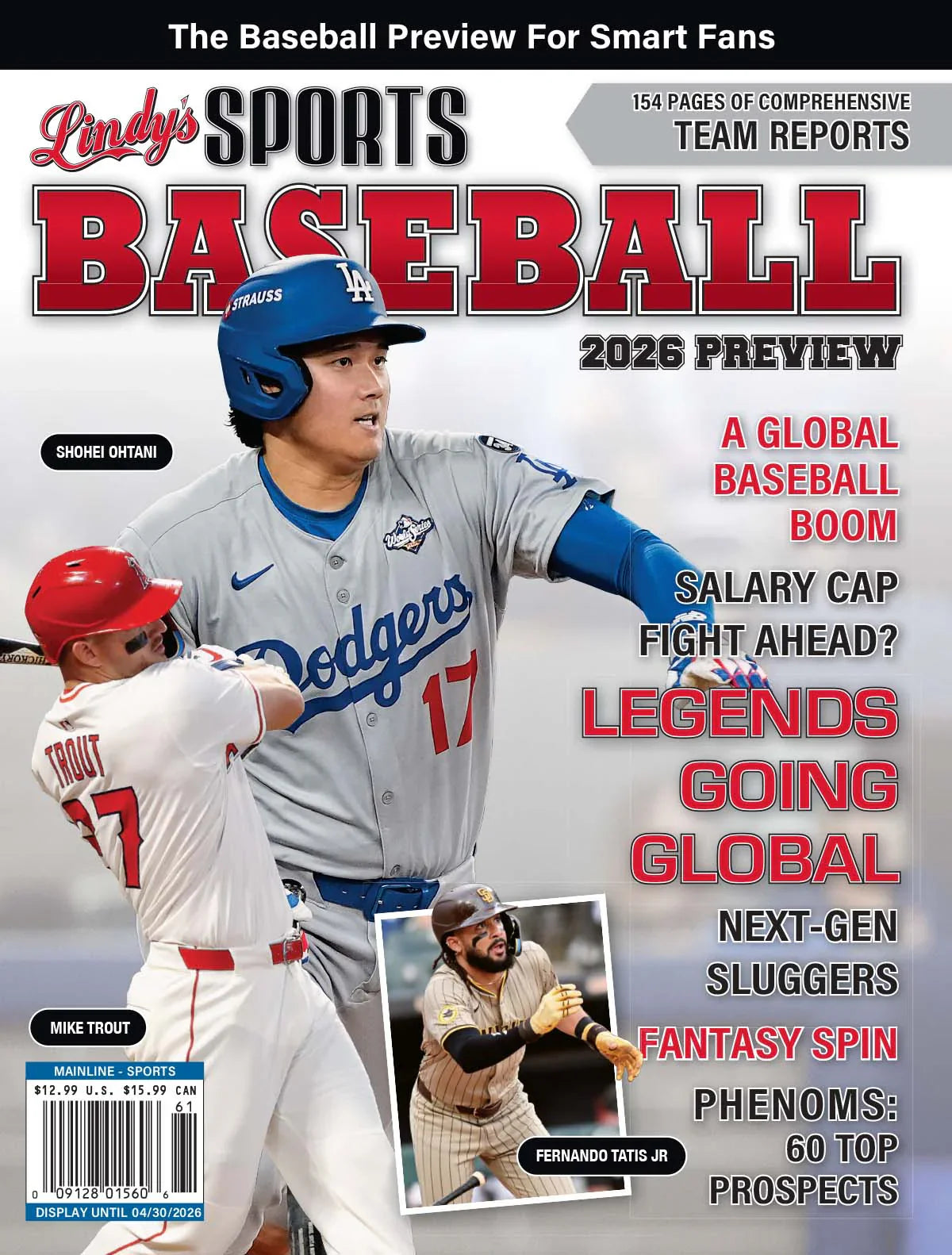 2026 Lindy's Baseball Preview Magazine / Covers Vary - MOCorrectionsbookstore.com