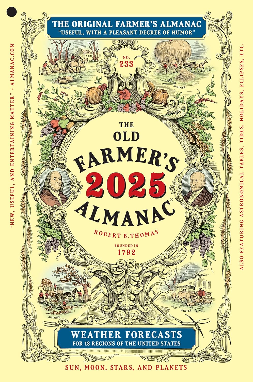 The 2025 Old Farmer's Almanac - MO Corrections Bookstore