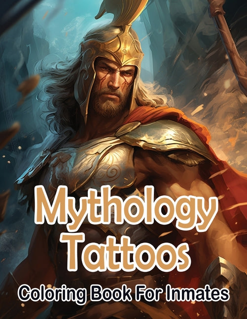 Mythology Tattoos coloring book for Inmates Activity Book 