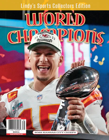 Lindy's 2022 Kansas City Chiefs Super Bowl Champions - MO Corrections Bookstore 