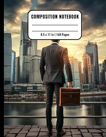 Business Man Composition Notebook For Inmates: Blank Sketch Book For Men And Women In Jail, Colorful Unrulled Black Journal For Journaling Note Taking, 8,5x11, 168 Pages, Gift For Business Lovers - MO Corrections Bookstore