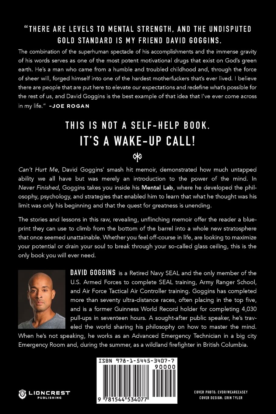 Never Finished: Unshackle Your Mind and Win the War Within - MO Corrections Bookstore