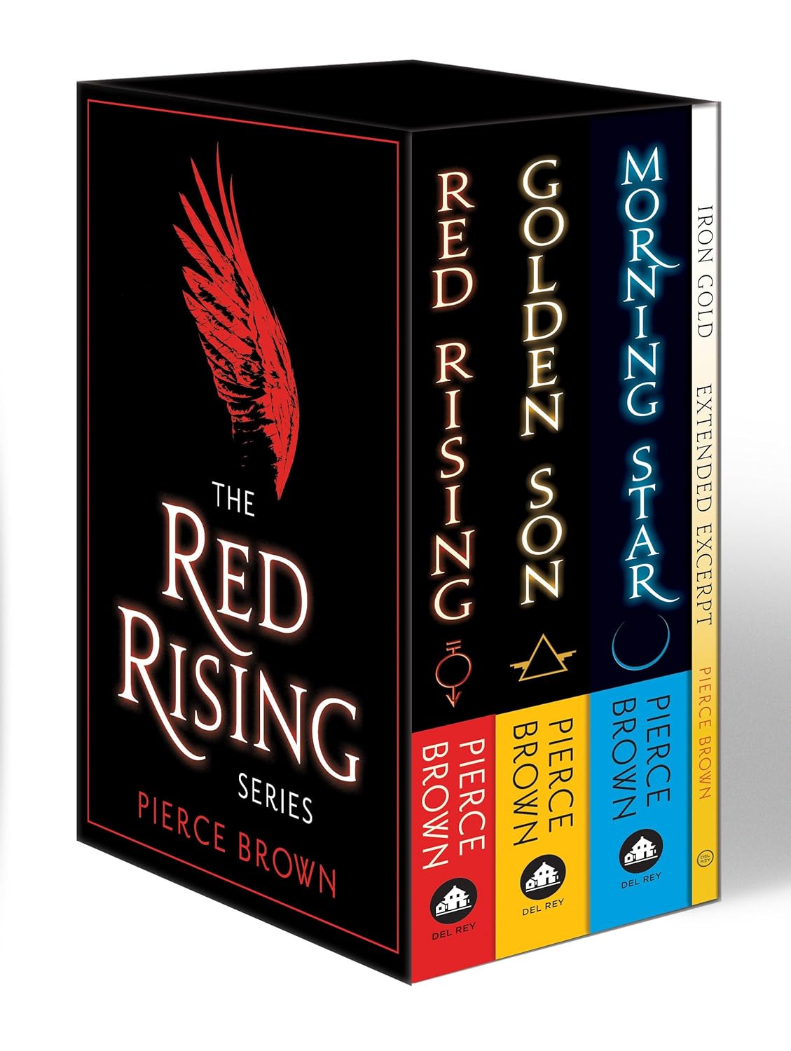 Red Rising 3-Book Box Set: Red Rising, Golden Son, Morning Star, and an Exclusive Extended Excerpt of Iron Gold - MO Corrections Bookstore