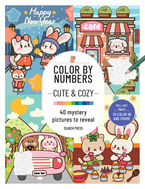 Cbn: Cute and Cozy: 40 Mystery Pictures to Reveal by Search Press