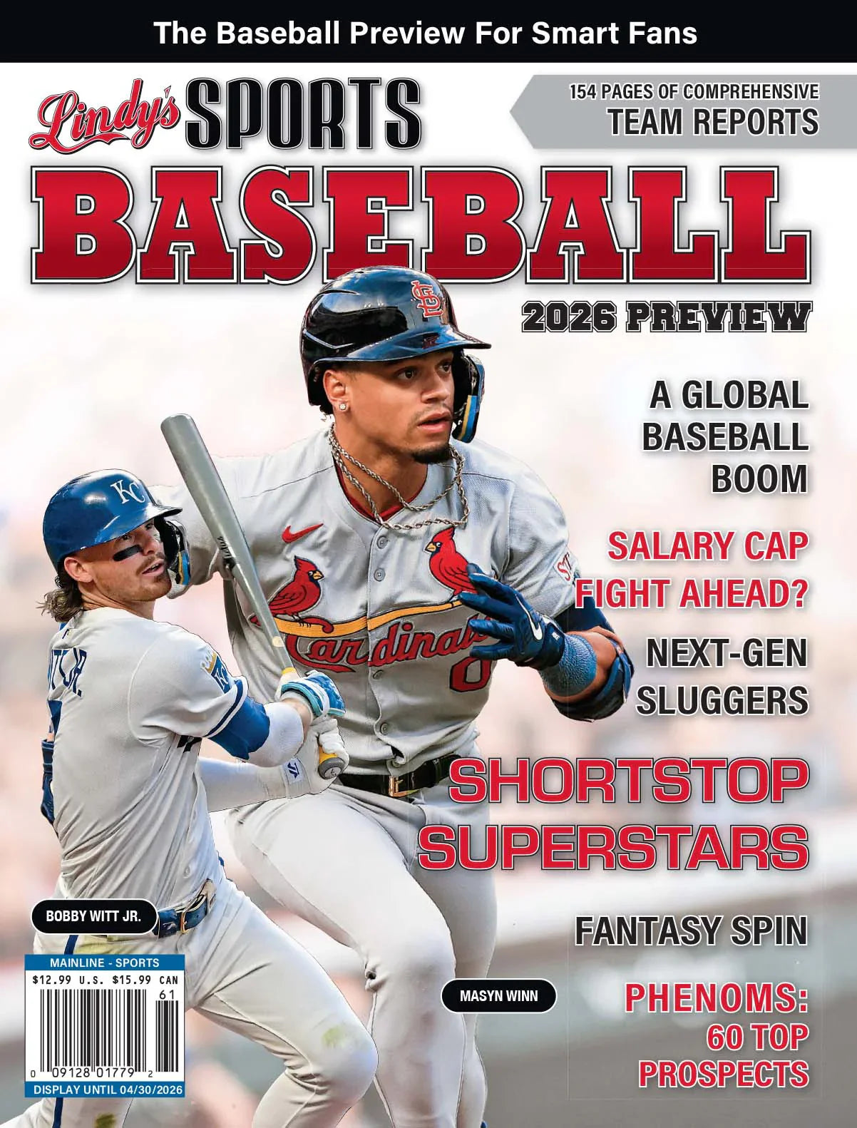 2026 Lindy's Baseball Preview Magazine / Covers Vary - MOCorrectionsbookstore.com
