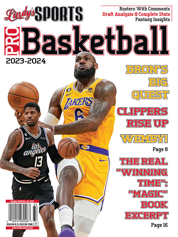 Lindy's Sports 2023-24 Pro Basketball Magazine - PRE ORDER - MO Corrections Bookstore