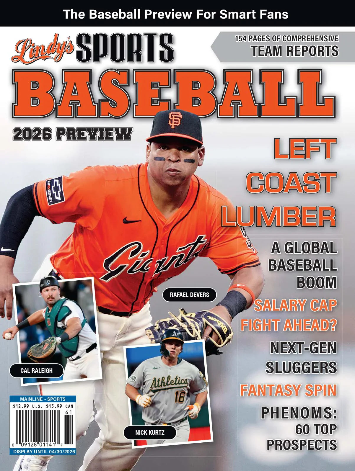 2026 Lindy's Baseball Preview Magazine / Covers Vary - MOCorrectionsbookstore.com