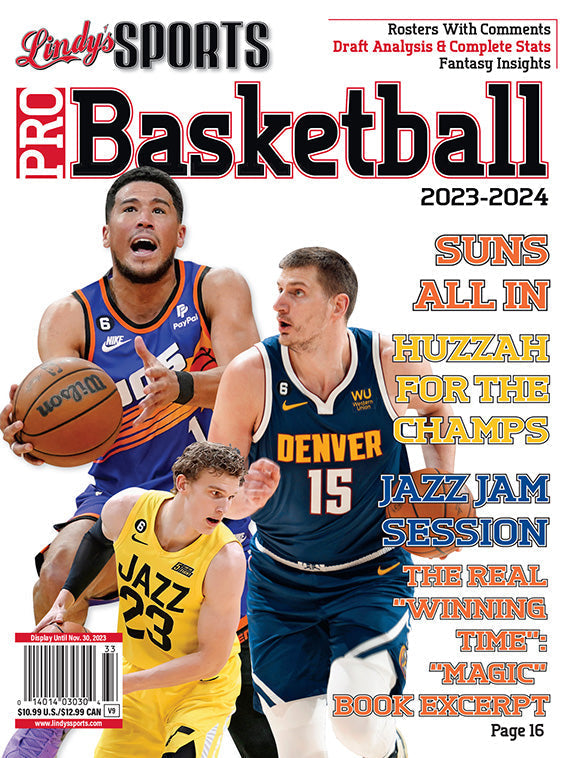 Lindy's Sports 2023-24 Pro Basketball Magazine - PRE ORDER - MO Corrections Bookstore