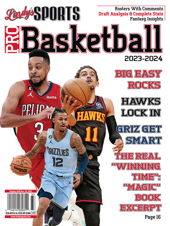 Lindy's Sports 2023-24 Pro Basketball Magazine - PRE ORDER - MO Corrections Bookstore