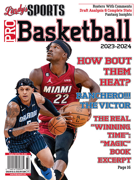 Lindy's Sports 2023-24 Pro Basketball Magazine - PRE ORDER - MO Corrections Bookstore
