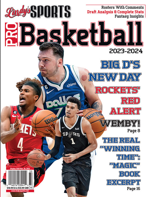 Lindy's Sports 2023-24 Pro Basketball Magazine - PRE ORDER - MO Corrections Bookstore