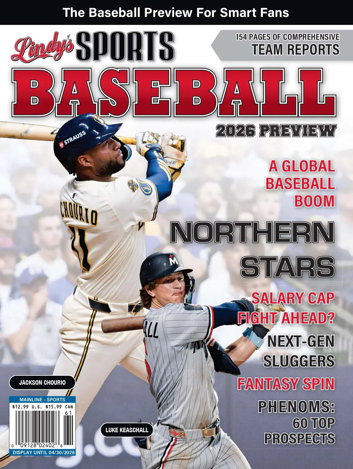2026 Lindy's Baseball Preview Magazine / Covers Vary - MOCorrectionsbookstore.com