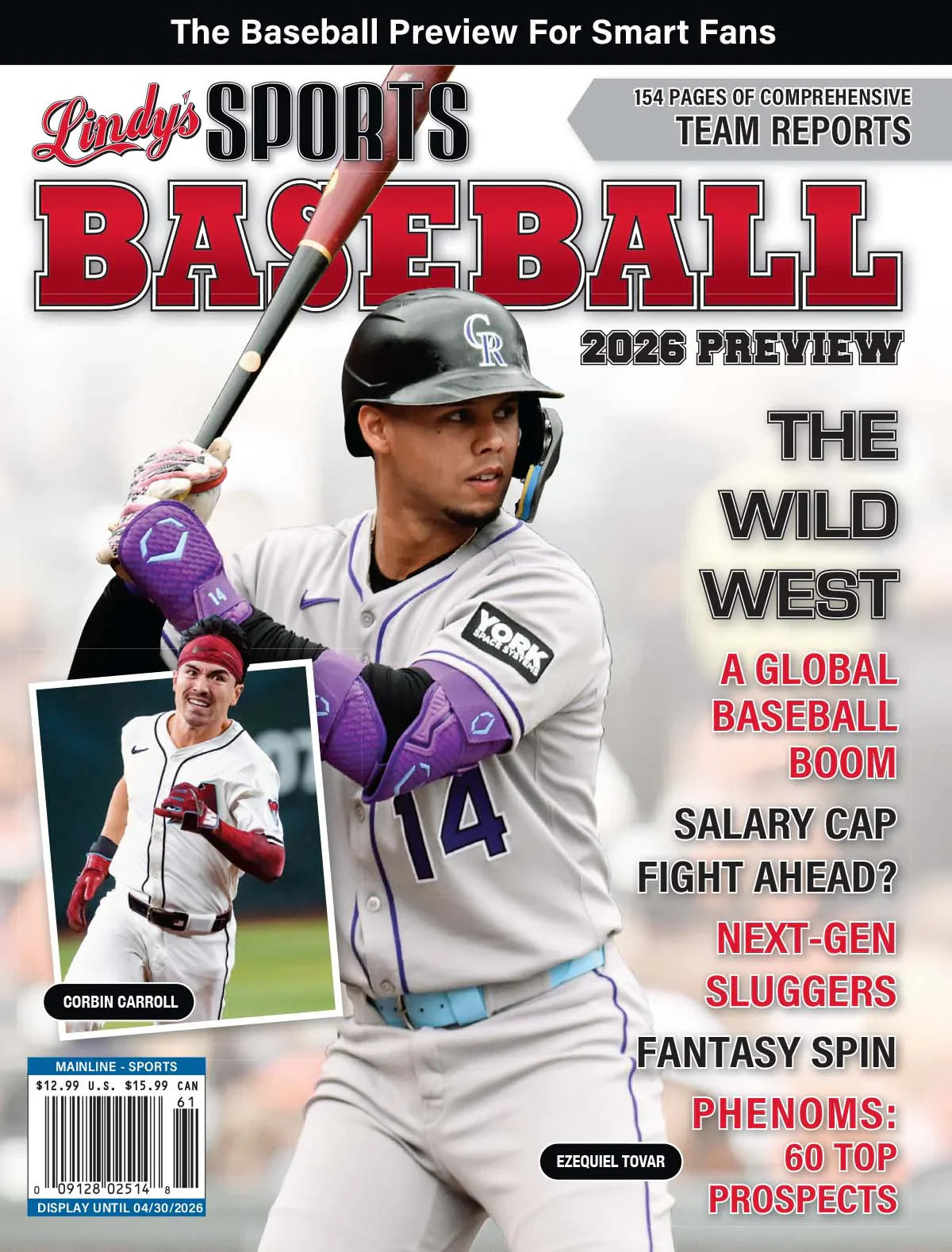 2026 Lindy's Baseball Preview Magazine / Covers Vary - MOCorrectionsbookstore.com