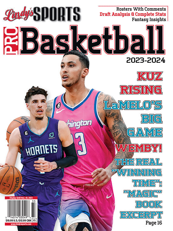 Lindy's Sports 2023-24 Pro Basketball Magazine - PRE ORDER - MO Corrections Bookstore