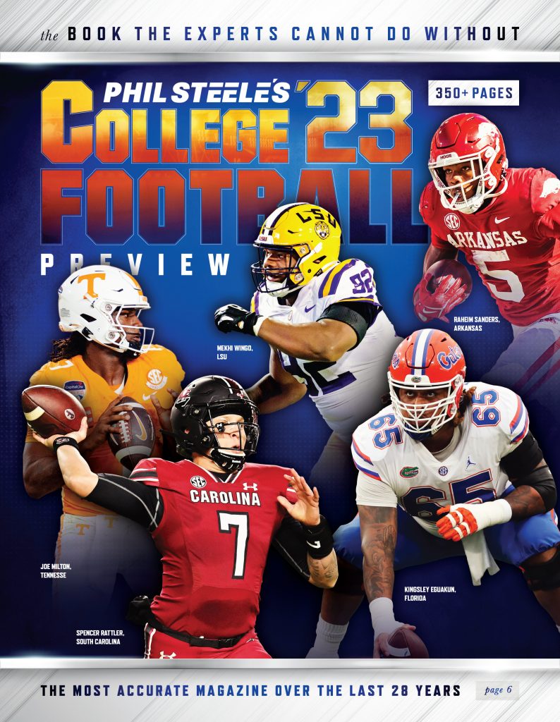 Phil Steele's College Football 2023 - In Stock - MO Corrections Bookstore 