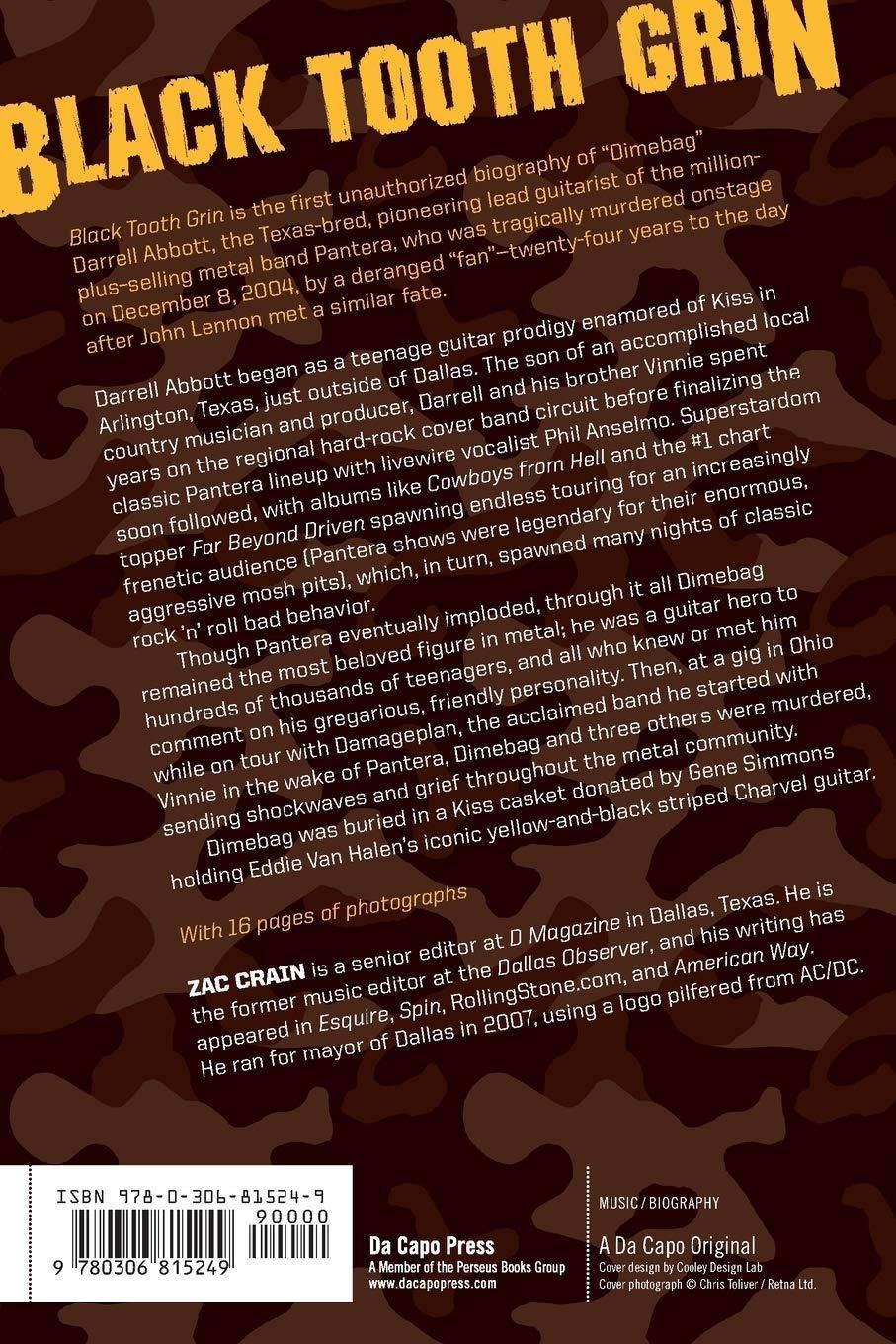 Black Tooth Grin: The High Life, Good Times, and Tragic End of D - MO Corrections Bookstore