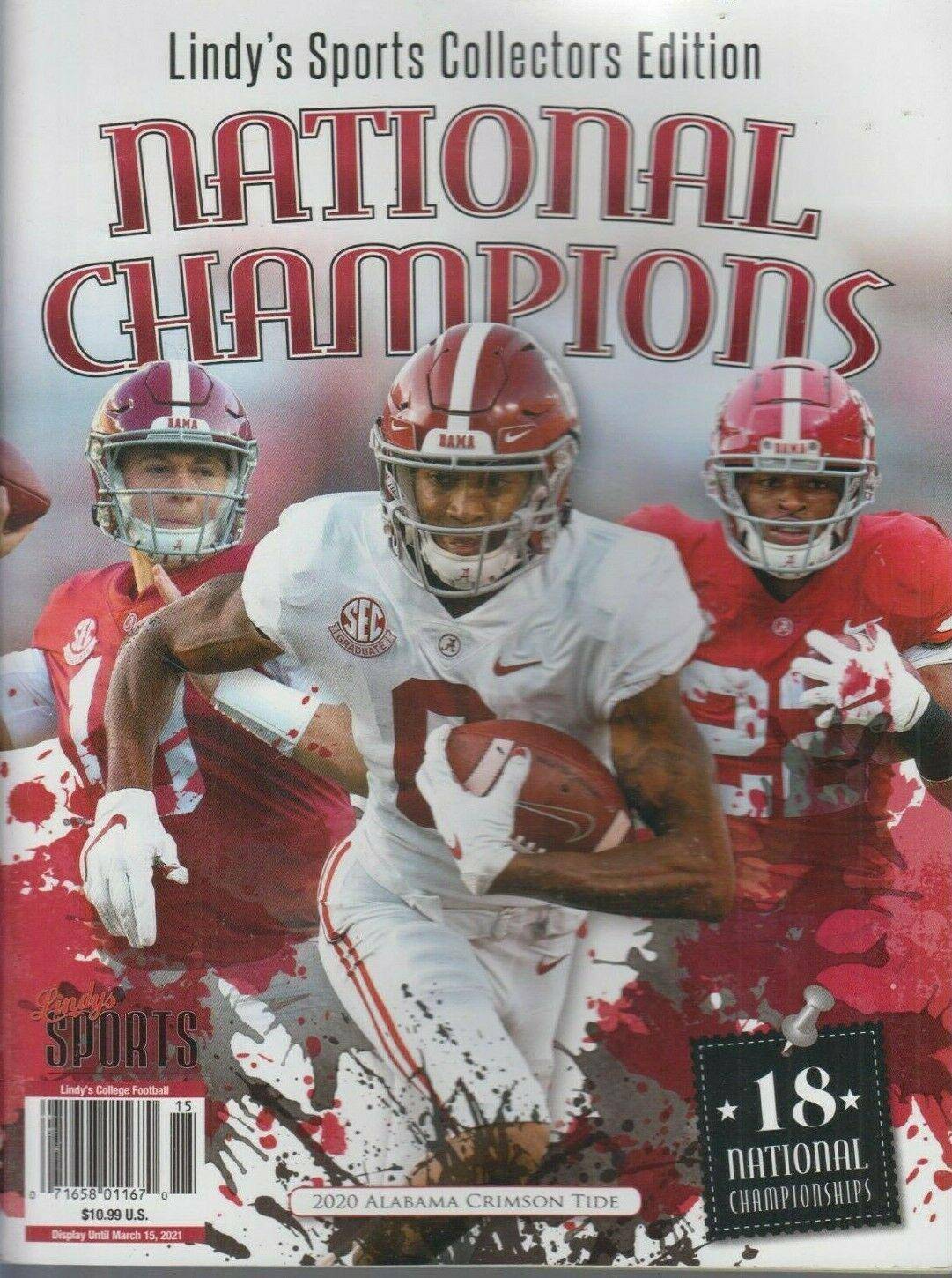 Lindys Sports National Champions 2020 Alabama Crimson Tide - MO Corrections Bookstore 